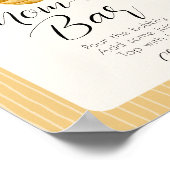 Poster Panneau de table pour Baby Shower sur le thème de (Coin)