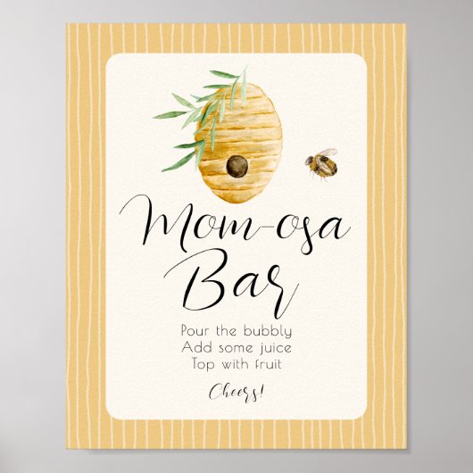 Poster Panneau de table pour Baby Shower sur le thème de (Devant)