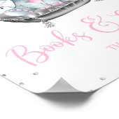 Poster Panneau de table pour cadeau de baby shower élépha (Coin)