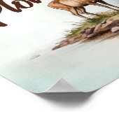 Poster Panneau de table pour la nourriture de terrain d'a (Coin)