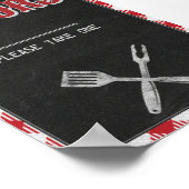 Poster Panneau de table pour les faveurs d'anniversaire d (Coin)