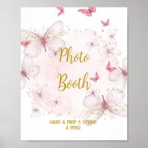 Poster Panneau de table pour photobooth d'anniversaire ro