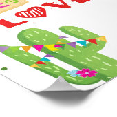 Poster Panneau de table Taco Bout Love Fiesta mexicain de (Coin)
