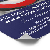 Poster Panneau de Taxi de London City (Coin)