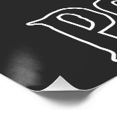 Poster Panneau de tête d'alimentation du cheval (Coin)