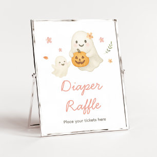 Poster Panneau de tirage au sort de couche Halloween Pink