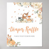 Poster Panneau de tirage au sort de couche pour animaux d (Devant)