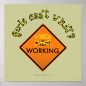 Poster Panneau de travail Femmes (Devant)