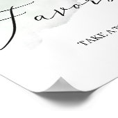 Poster Panneau de verdure moderne feuilles à la mode (Coin)