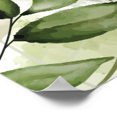 Poster Panneau de vote vert Floral Genre (Coin)