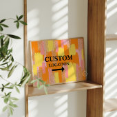 Poster Panneau d'emplacement personnalisé College Dorm De