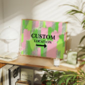 Poster Panneau d'emplacement personnalisé Préppy Dorm Déc