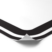 Poster Panneau des bus de la voie droite uniquement (Coin)