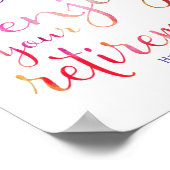 Poster Panneau d'impression de la partie de retrait de l' (Coin)