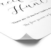 Poster Panneau du Baby shower de chasse de canard en caou (Coin)