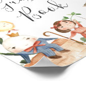 Poster Panneau du Baby shower Nursery Rhymes (Coin)