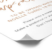 Poster Panneau du Baby shower Time Capsule Twinkle Little (Coin)