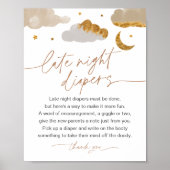 Poster Panneau du Baby shower Twinkstar des plongeurs noc (Devant)