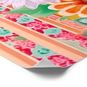 Poster Panneau du bazar Mehendi, Décor de la station de h (Coin)