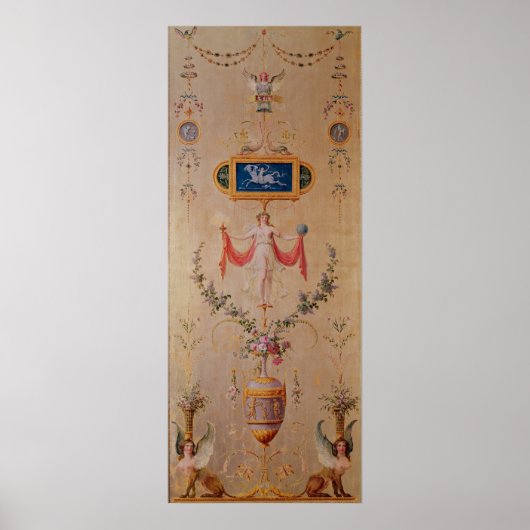 Poster Panneau du boudoir de Marie-Antoinette (Devant)