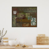 Poster Panneau du café Mocha Joes (Cuisine)