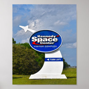 Poster Panneau du complexe Kennedy Space Center Visitor