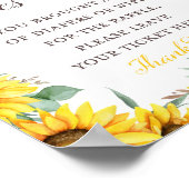 Poster Panneau du jeu Baby shower tournesol (Coin)