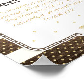 Poster Panneau du livre d'hôtes Baby shower d'automne, Ci (Coin)