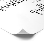 Poster Panneau du livre d'invité Russe Mariage Mariage Qu (Coin)