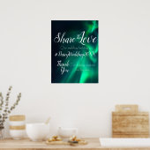 Poster Panneau du Mariage Northern Lights (Cuisine)