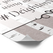 Poster Panneau du Mariage rustique Birch Tree Photos (Coin)