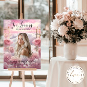 Poster Panneau du Mémorial du Jardin Céleste des Roses - 