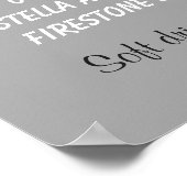 Poster Panneau du menu de la barre - verre de cocktail co (Coin)