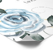 Poster Panneau du menu mariage barre complète (Coin)