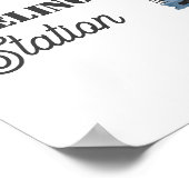 Poster Panneau du poste d'alimentation d'anniversaire du  (Coin)