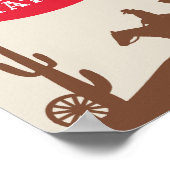 Poster Panneau du premier Rodéo Rouge "Chuck wagon chow s (Coin)