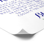 Poster Panneau élégant de jeu de l'anneau pour la douche  (Coin)