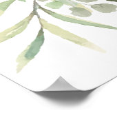 Poster Panneau élégant de verdure photo célébration de la (Coin)