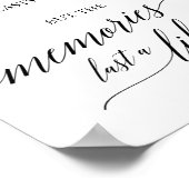 Poster Panneau élégant en calligraphie noire pour gueule  (Coin)