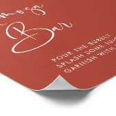 Poster Panneau élégant et moderne en terre cuite Mimosa (Coin)