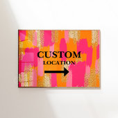 Poster Panneau Emplacement personnalisé Décor de dortoir 