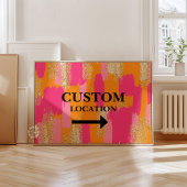 Poster Panneau Emplacement personnalisé Décor de dortoir 