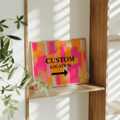 Poster Panneau Emplacement personnalisé Décor de dortoir 