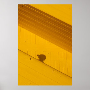 Poster Panneau en plastique blanc