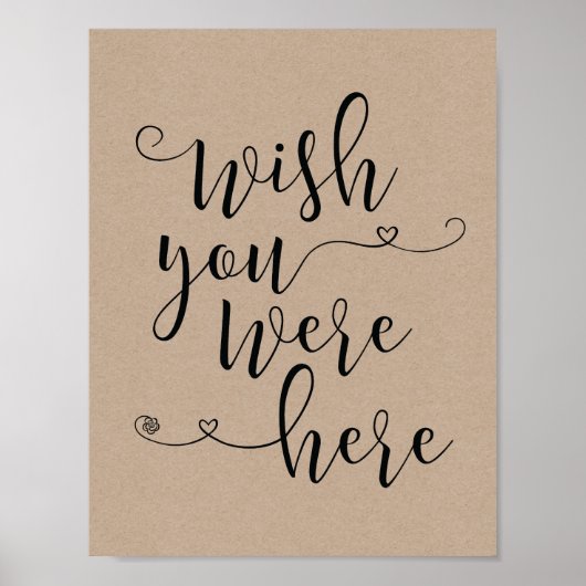 Poster Panneau en souvenir affectueux - vous nous manquez (Devant)