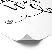 Poster Panneau en souvenir - vous nous manquez (Coin)