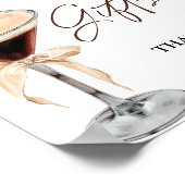 Poster Panneau Espresso Martini Fêtes des mariées Cartes  (Coin)