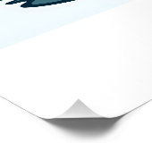 Poster Panneau et insigne de vie de pêche (Coin)