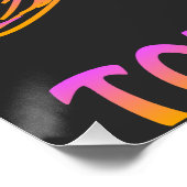 Poster Panneau et insigne du tournoi de pêche (Coin)