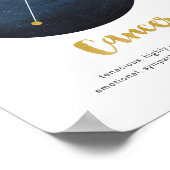 Poster Panneau étoile du cancer (Coin)